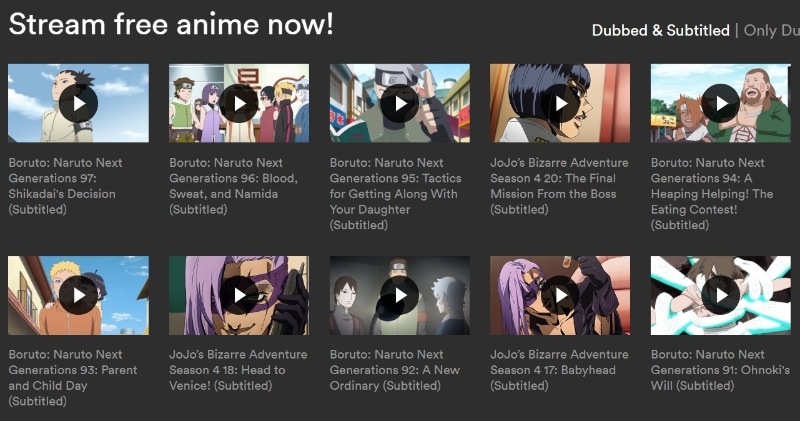 download free anime english dubbed